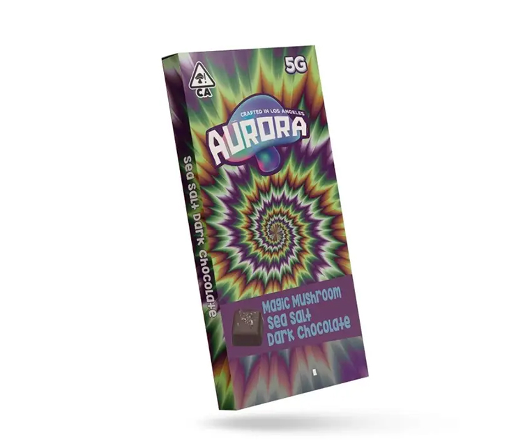 Rarefied Psychedelic Mushroom Dark Chocolate (Sea Salt) Bar 7g 