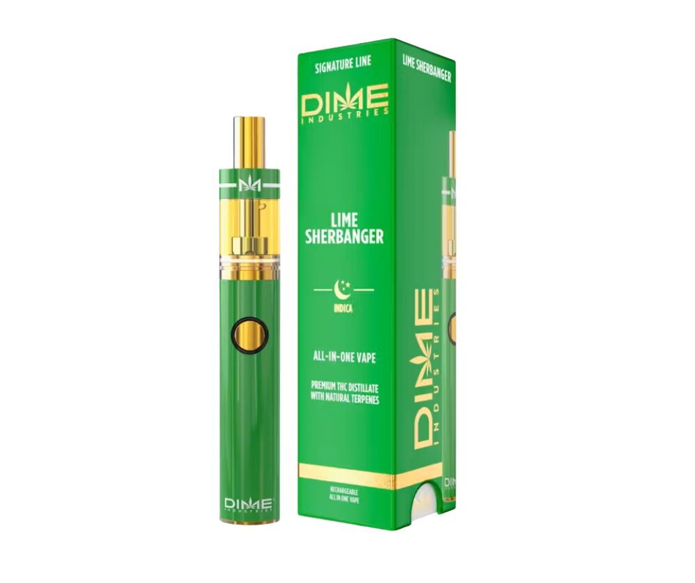 Dime Industries Lime Sherbanger 2g Disposable Vape