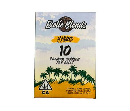 exotic blendz prerolls hybrid