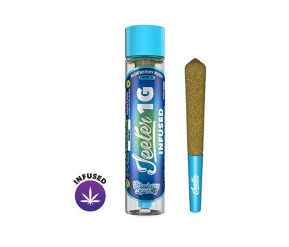 1g Live Resin Disposable Vape with Straw Tip- KUSH MINTZ by Jeeter