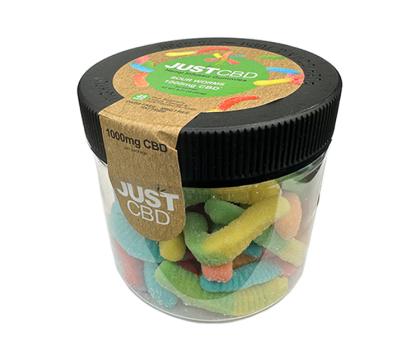 justcbd sour gummy worms