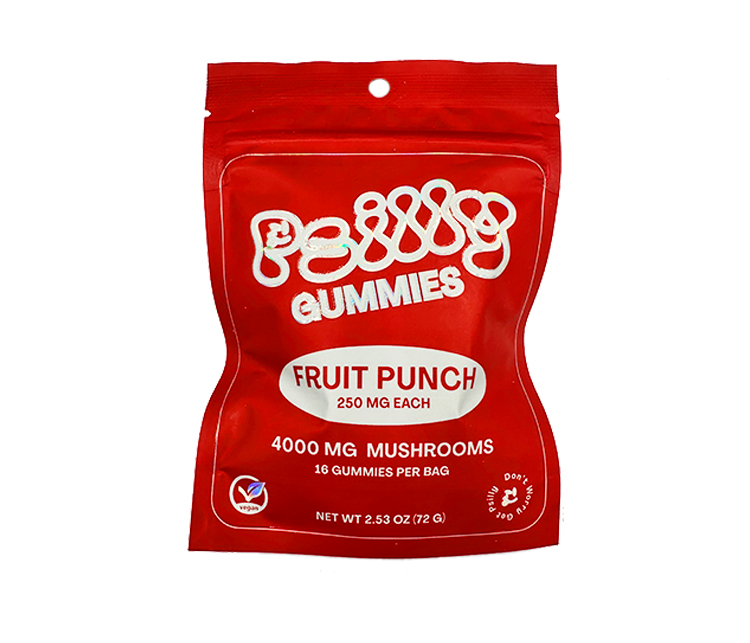 psilly mushroom gummies fruit punch