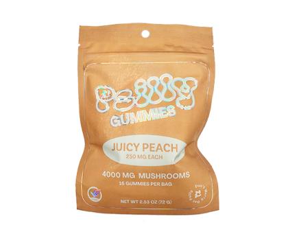 psilly gummies juicy peach