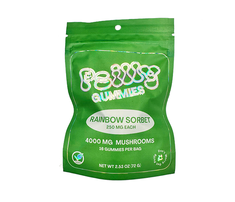 psilly mushroom gummies rainbow sorbet