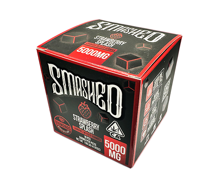 Smashed Pink Lemonade Cannabis Liquid Diamonds Infused Gummies 5000mg Hybrid