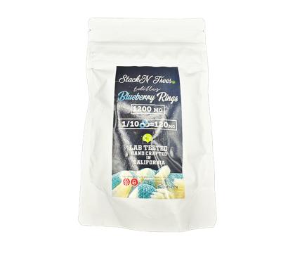 Stack'N Trees Blueberry Rings 1200mg