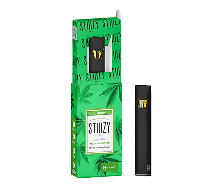 Stiiizy .5g Disposable Vape Pod Blue Burst Hybrid