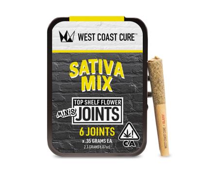 west coast cure sativa mix mini joints